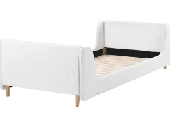 Børneseng Boucle LAYE 90 x 200 cm Cremehvid