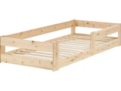 Børneseng Fyretræ PRIMELLES 90 x 200 cm Lysebrun
