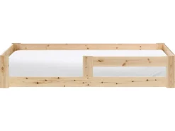 Børneseng Fyretræ PRIMELLES 90 x 200 cm Lysebrun