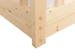 Børneseng Hus Fyretræ COSSAYE 90 x 200 cm Lysebrun