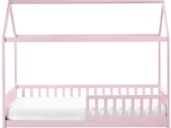 Børneseng Hus Fyretræ COSSAYE 90 x 200 cm Pastellrosa