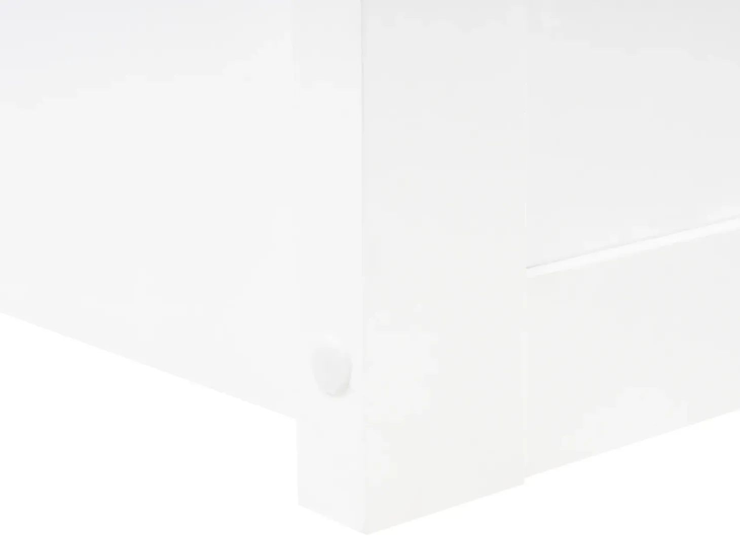 Børneseng Hus Fyretræ ORGEVAL 90 x 200 cm med opbevaring Hvid
