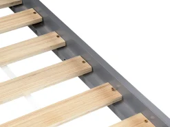 Børneseng Hus Fyretræ ORGEVAL 90 x 200 cm med opbevaring Grå