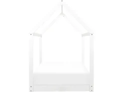 Børneseng Hus Fyretræ TOSSE 90 x 200 cm Hvid