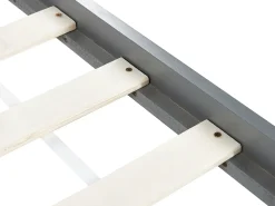 Børneseng Hus Fyretræ TOSSE 90 x 200 cm Grå