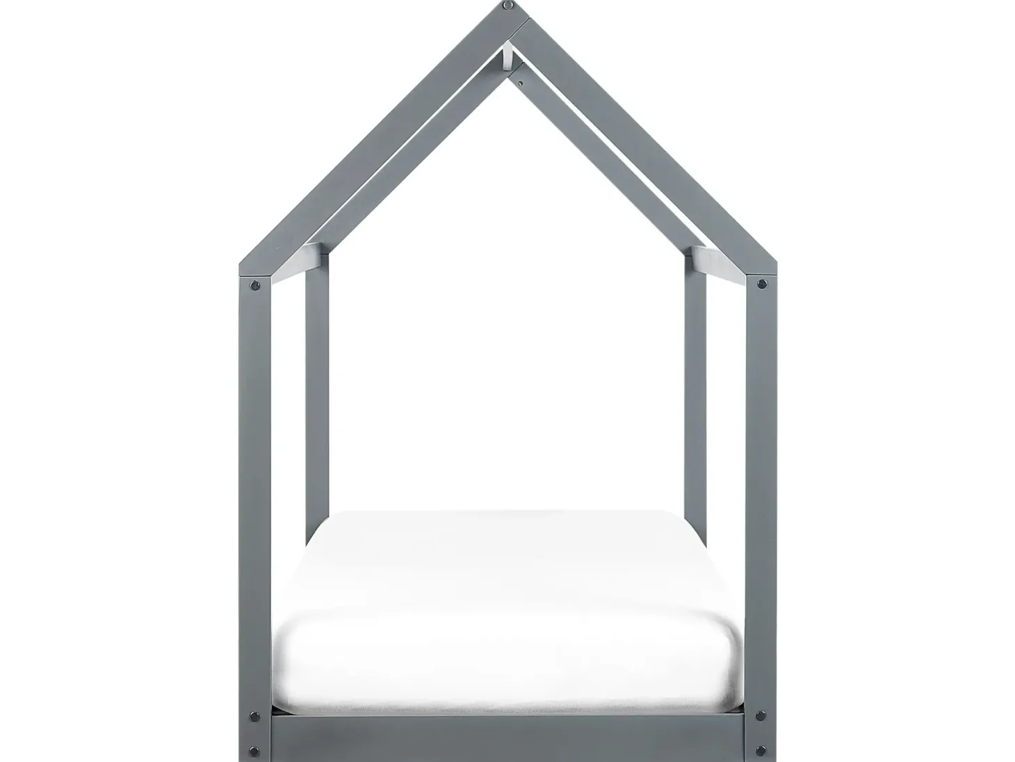 Børneseng Hus Fyretræ TOSSE 90 x 200 cm Grå