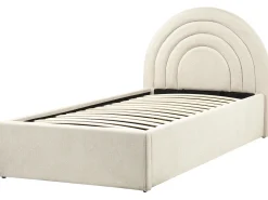 Børneseng med opbevaring ANET 90 x 200 cm Beige