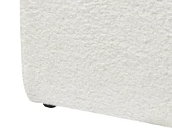 Børneseng med opbevaring Boucle ANET 90 x 200 cm Cremehvid