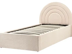 Børneseng med opbevaring Boucle ANET 90 x 200 cm Beige