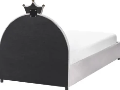 Børneseng med opbevaring Krone Velour GRISETOT 90 x 200 cm Grå