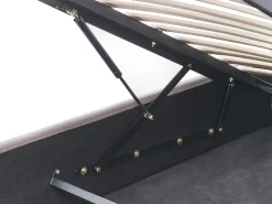 Børneseng med opbevaring Krone Velour GRISETOT 90 x 200 cm Grå