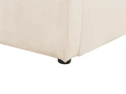 Børneseng med opbevaring Velour ANET 90 x 200 cm Beige