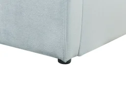 Børneseng med opbevaring Velour ANET 90 x 200 cm Himmelblå