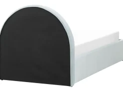 Børneseng med opbevaring Velour ANET 90 x 200 cm Himmelblå