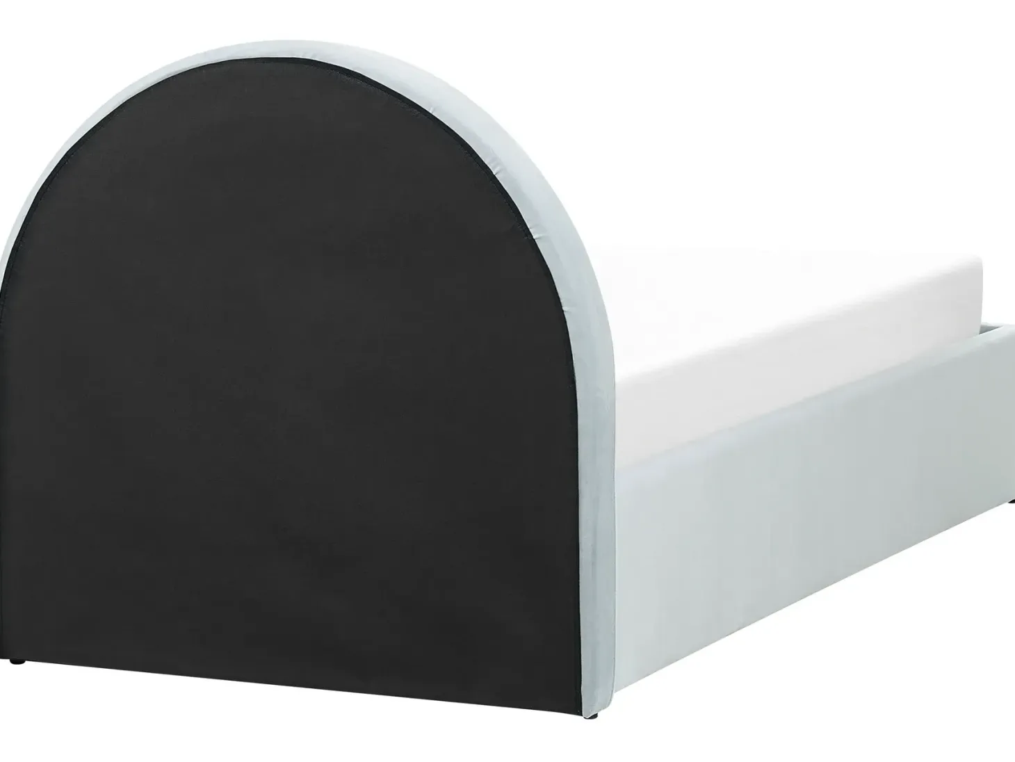 Børneseng med opbevaring Velour ANET 90 x 200 cm Himmelblå
