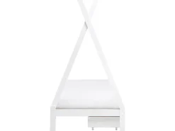 Børneseng med skuffer Tipi Fyretræ DEVAY 90 x 200 cm Hvid