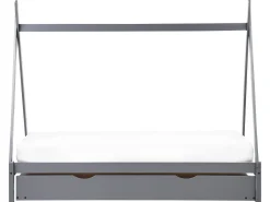 Børneseng med udtræk Fyretræ TALMONTIERS 90 x 200 cm Grå