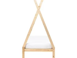 Børneseng Tipi Fyretræ DEVAY 90 x 200 cm Lysebrun