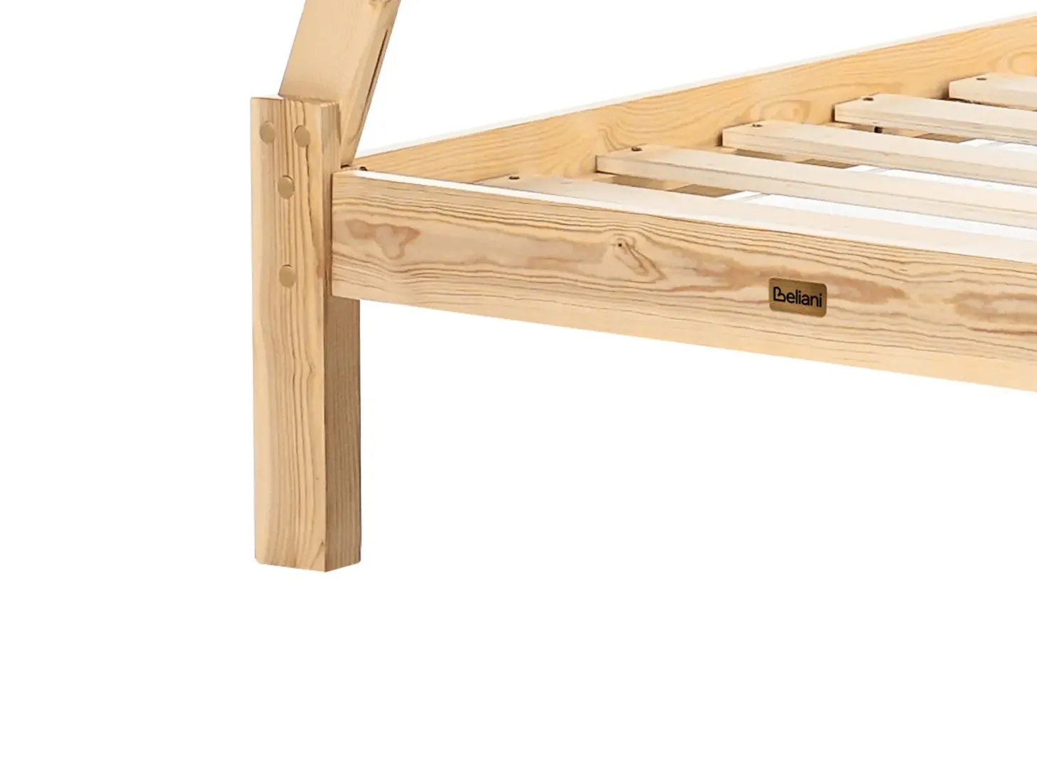 Børneseng Tipi Fyretræ DEVAY 90 x 200 cm Lysebrun
