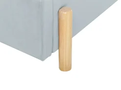 Børneseng Velour ANET 90 x 200 cm Himmelblå