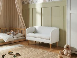 Børnesofa DAGALI Boucle Hvid