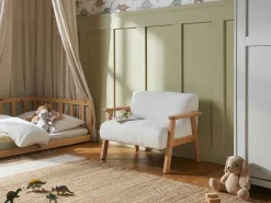 Børnesofa LALMO Boucle Hvid