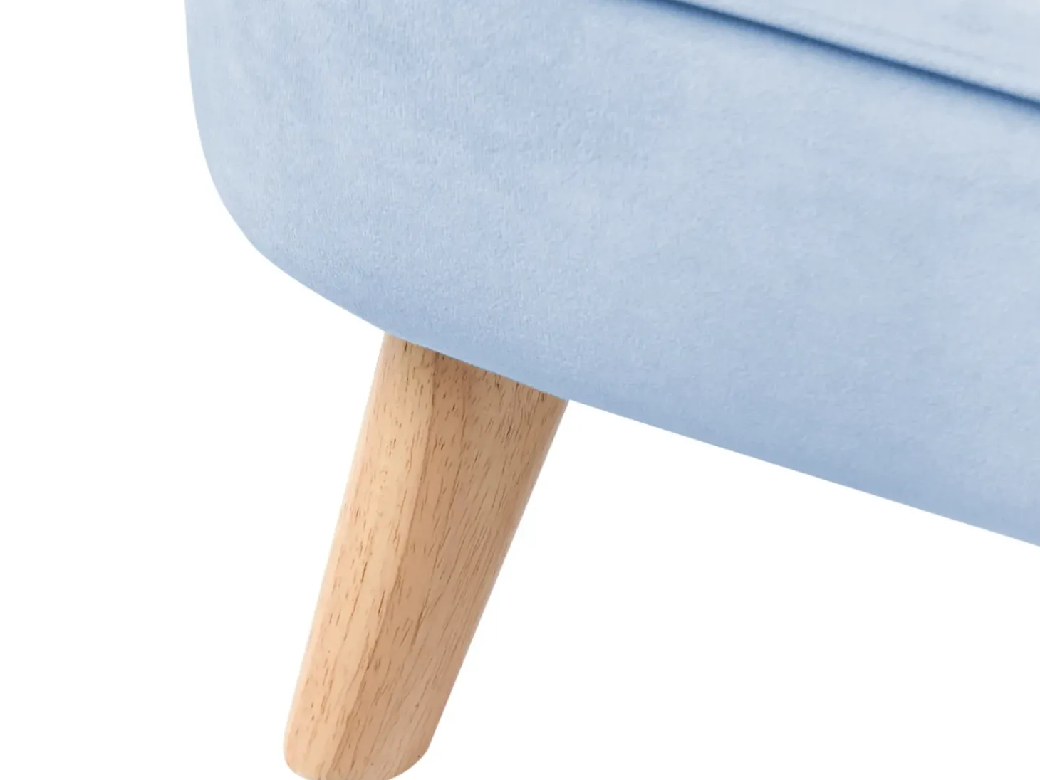 Børnesofa RISBY Velour Himmelblå