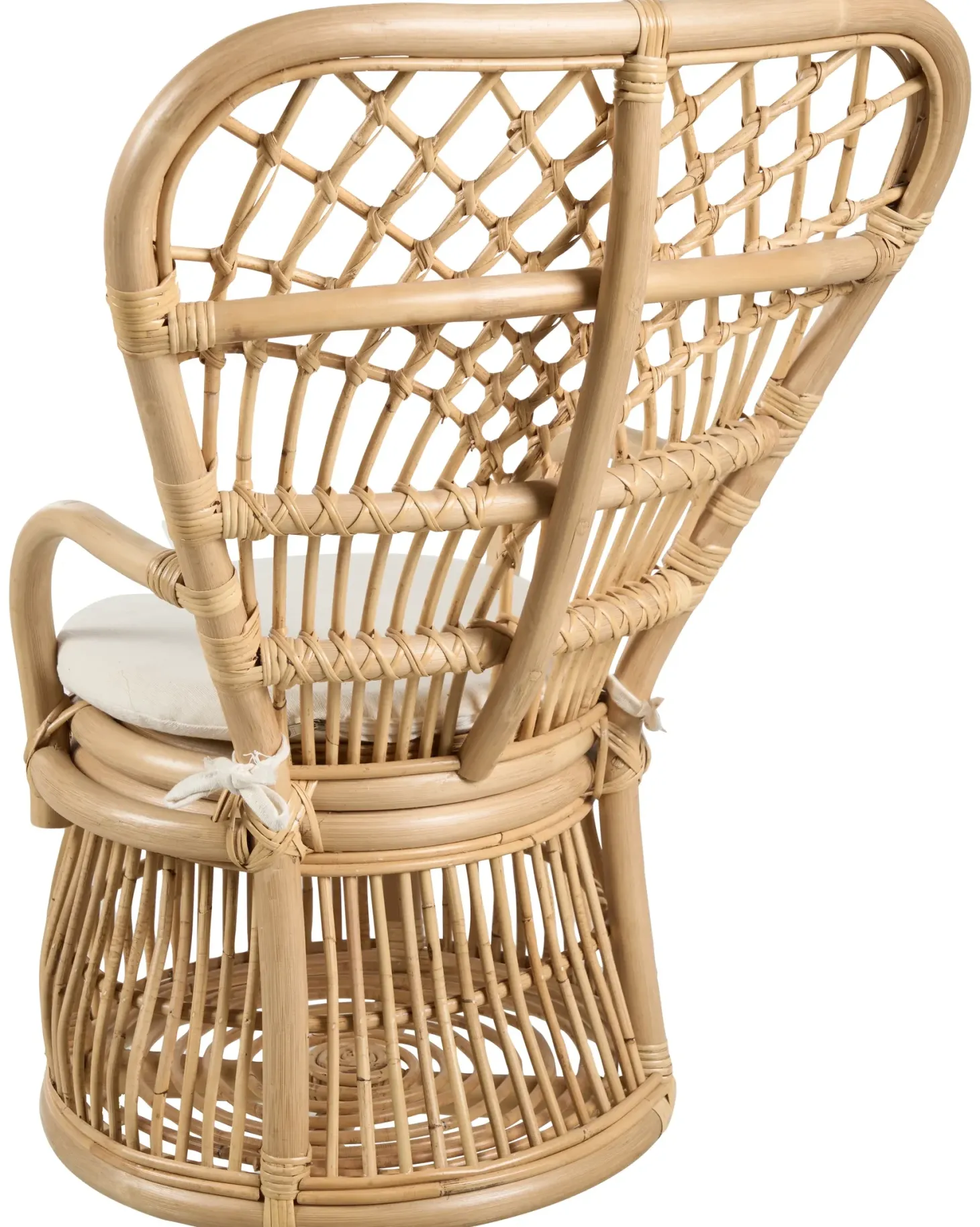 Børnestol TEMENI Rattan Naturlig