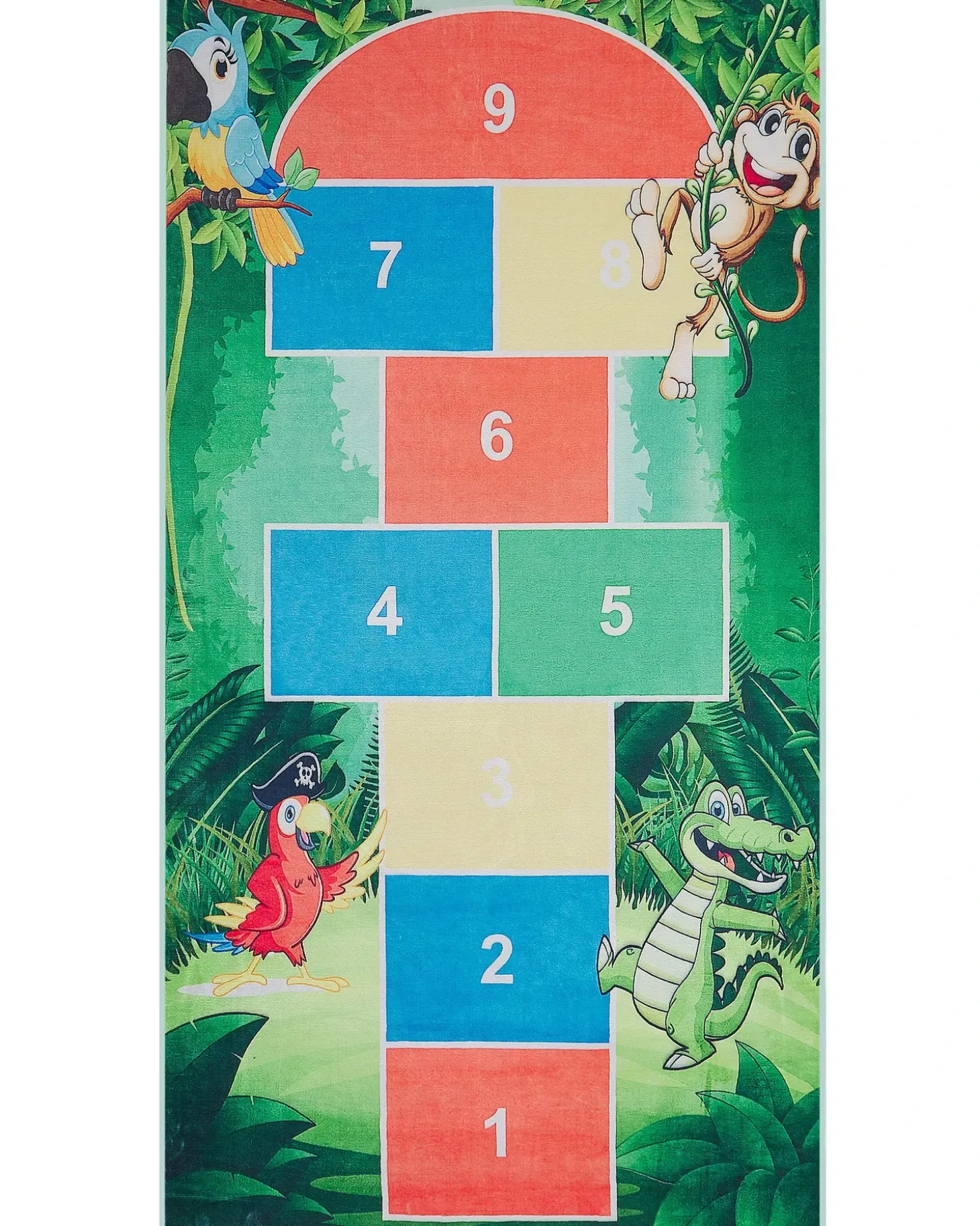 Børnetæppe BABADAG Grøn 80 x 150 cm