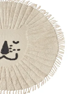 Børnetæppe BADHANI Beige ø 140 cm Bomuld