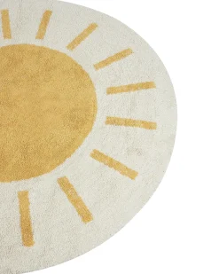 Børnetæppe BAIKER Beige ø 140 cm Bomuld
