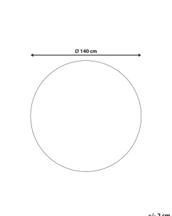 Børnetæppe BAIKER Beige ø 140 cm Bomuld