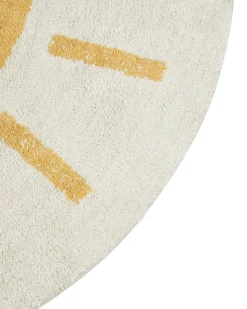 Børnetæppe BAIKER Beige ø 140 cm Bomuld