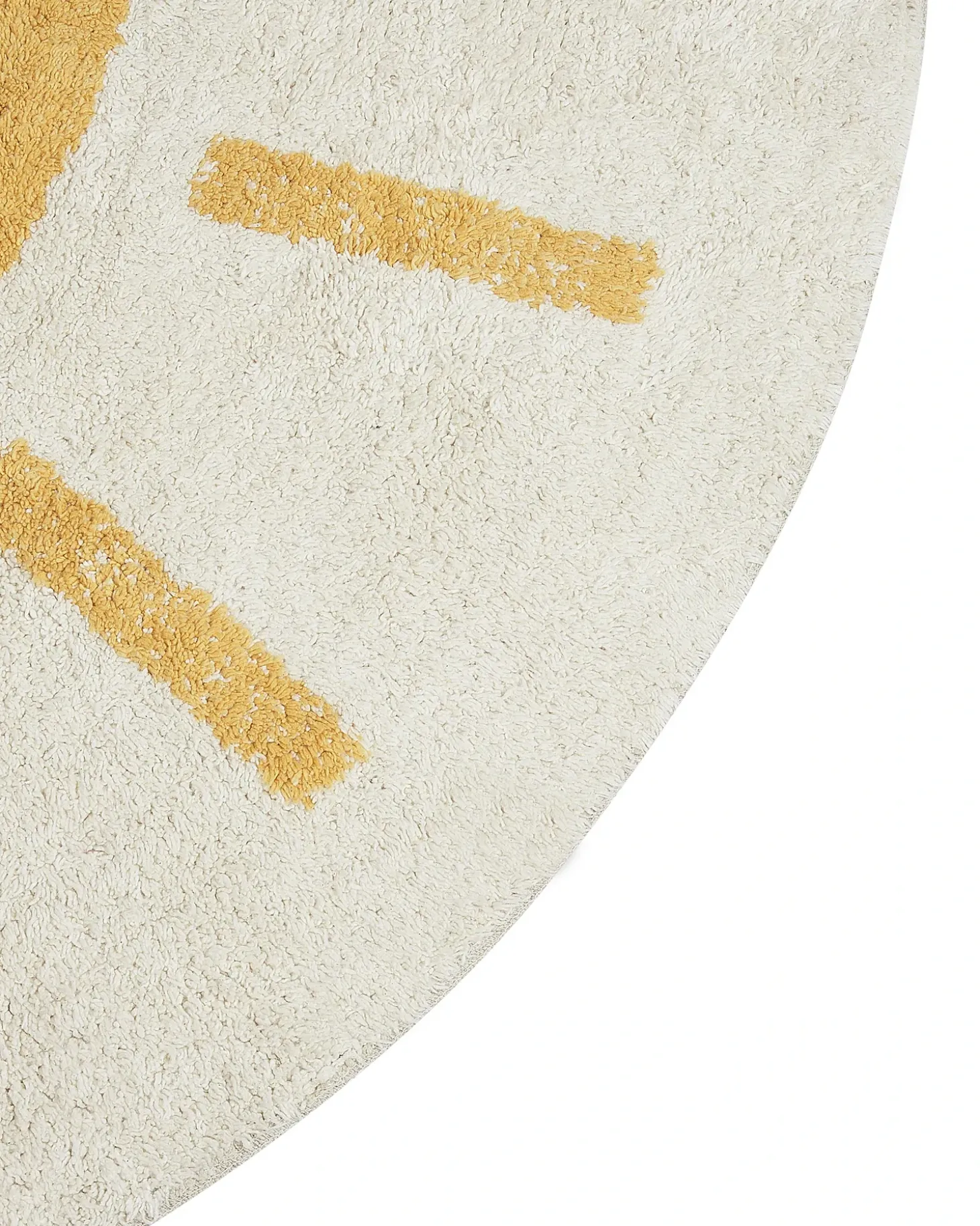 Børnetæppe BAIKER Beige ø 140 cm Bomuld