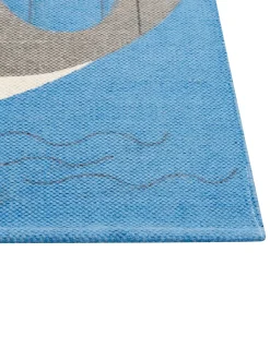 Børnetæppe BALABANG Blå 80 x 150 cm Bomuld