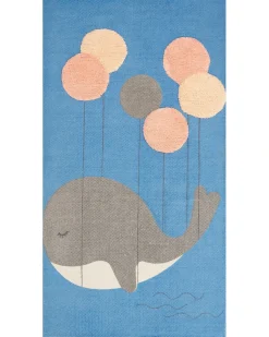Børnetæppe BALABANG Blå 80 x 150 cm Bomuld
