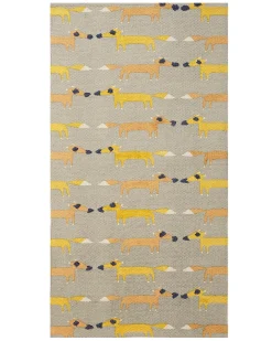 Børnetæppe BANKGO Grå 80 x 150 cm Bomuld