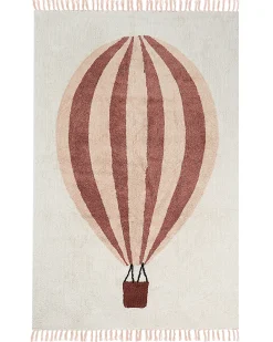 Børnetæppe BAZALETI Lys Beige 140 x 200 cm Bomuld