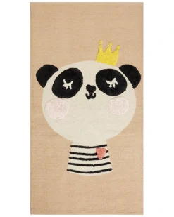 Børnetæppe BUNAN Beige 80 x 150 cm Bomuld