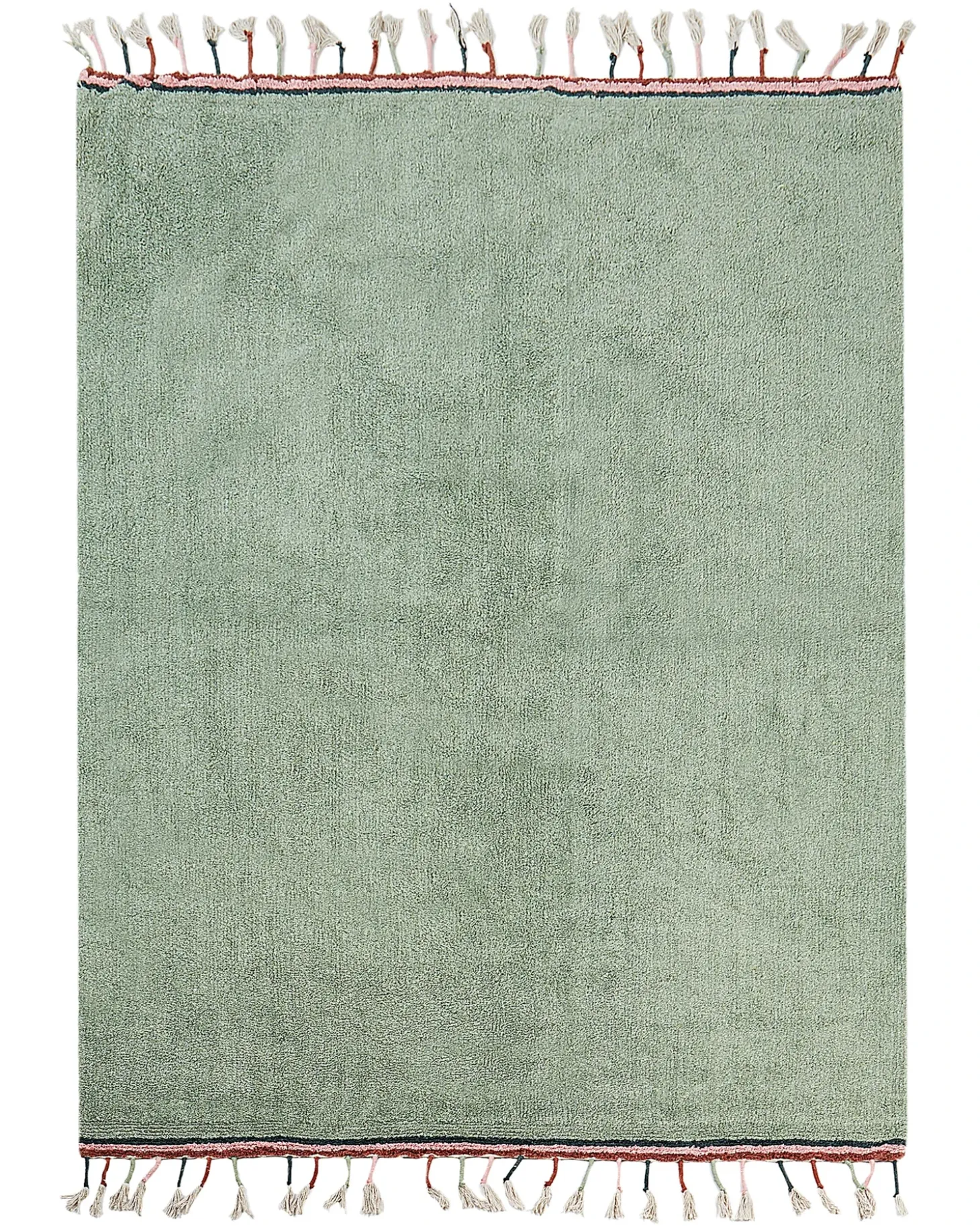 Børnetæppe CAPARLI Lysegrøn 140 x 200 cm Bomuld