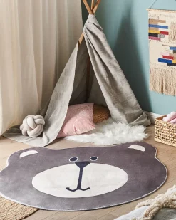 Børnetæppe COLARGOL Brun ø 120 cm