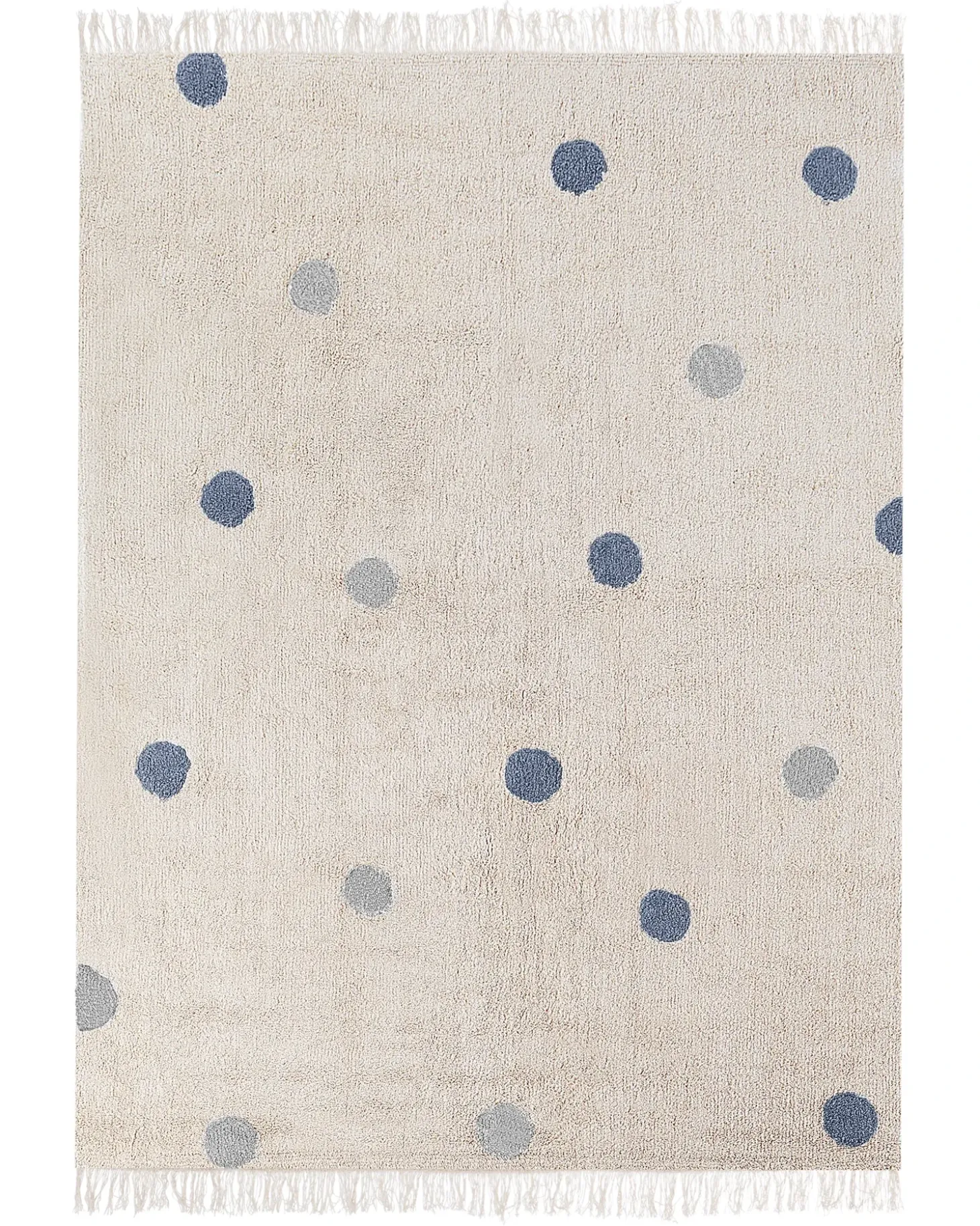 Børnetæppe DARDERE Grå 140 x 200 cm Bomuld