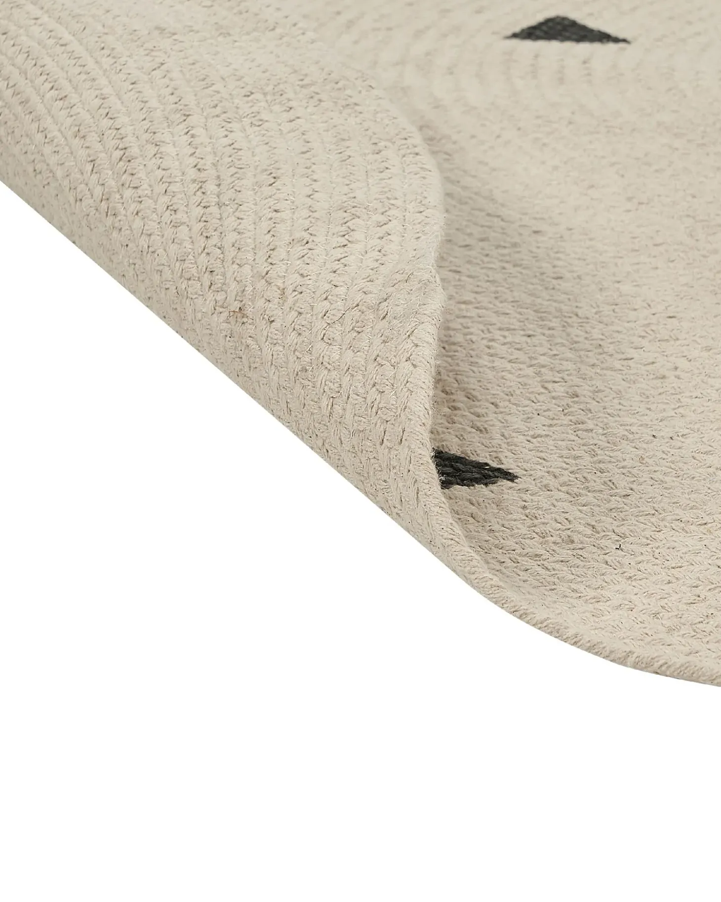 Børnetæppe DURG Beige ø 140 cm Bomuld