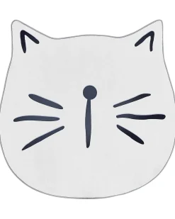 Børnetæppe KITTY Hvid ø 100 cm