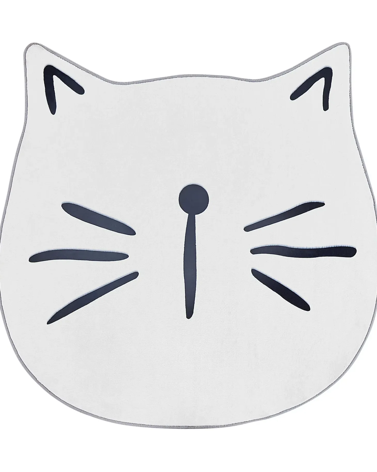 Børnetæppe KITTY Hvid ø 100 cm