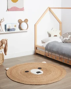 Børnetæppe KOSALAR Beige ø 120 cm Jute