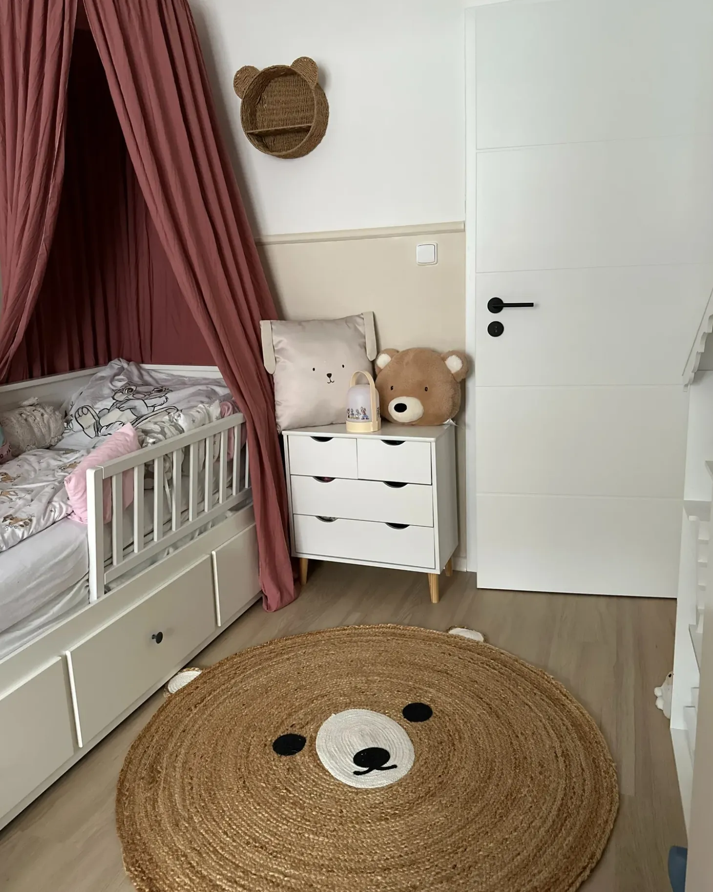 Børnetæppe KOSALAR Beige ø 120 cm Jute
