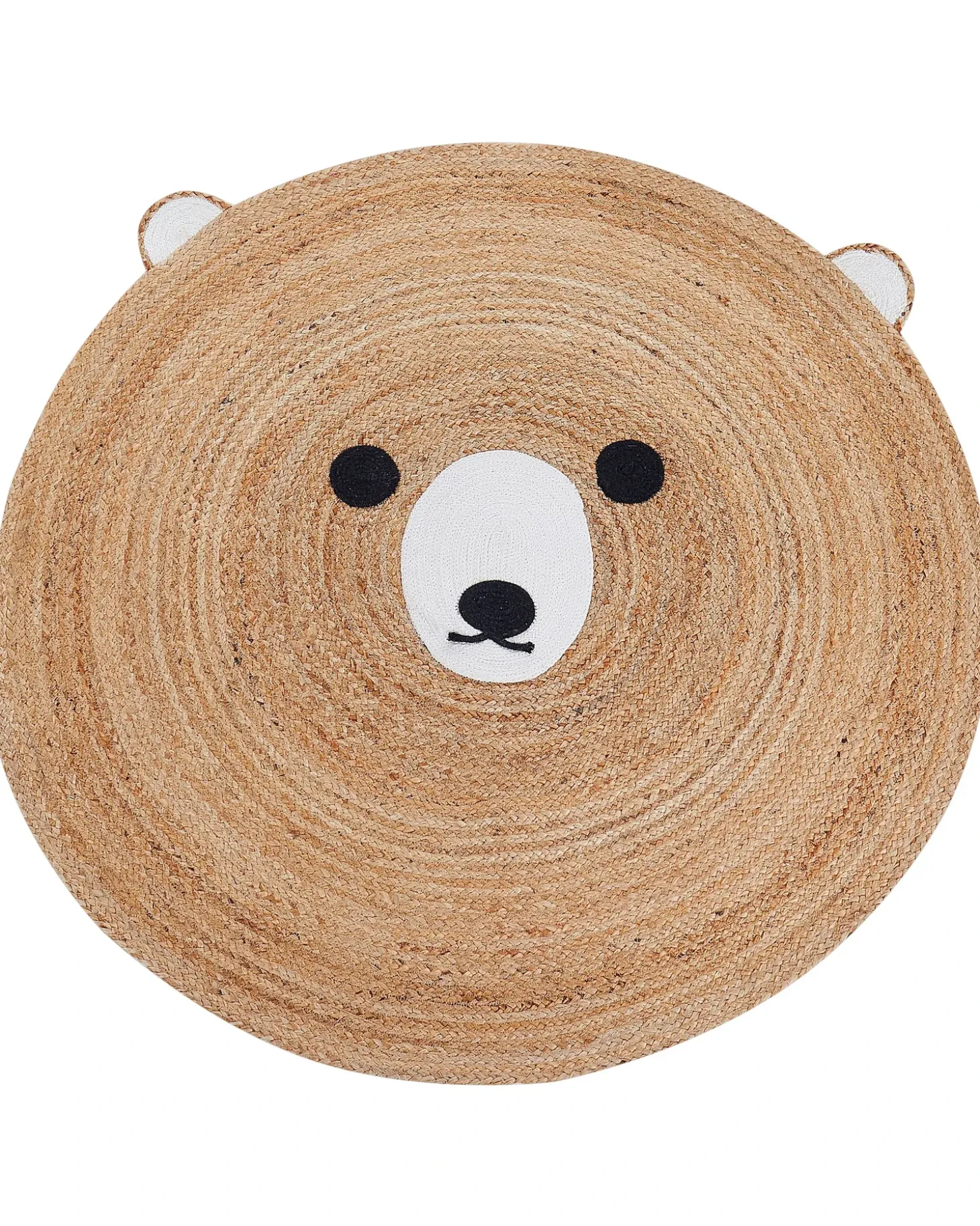 Børnetæppe KOSALAR Beige ø 120 cm Jute
