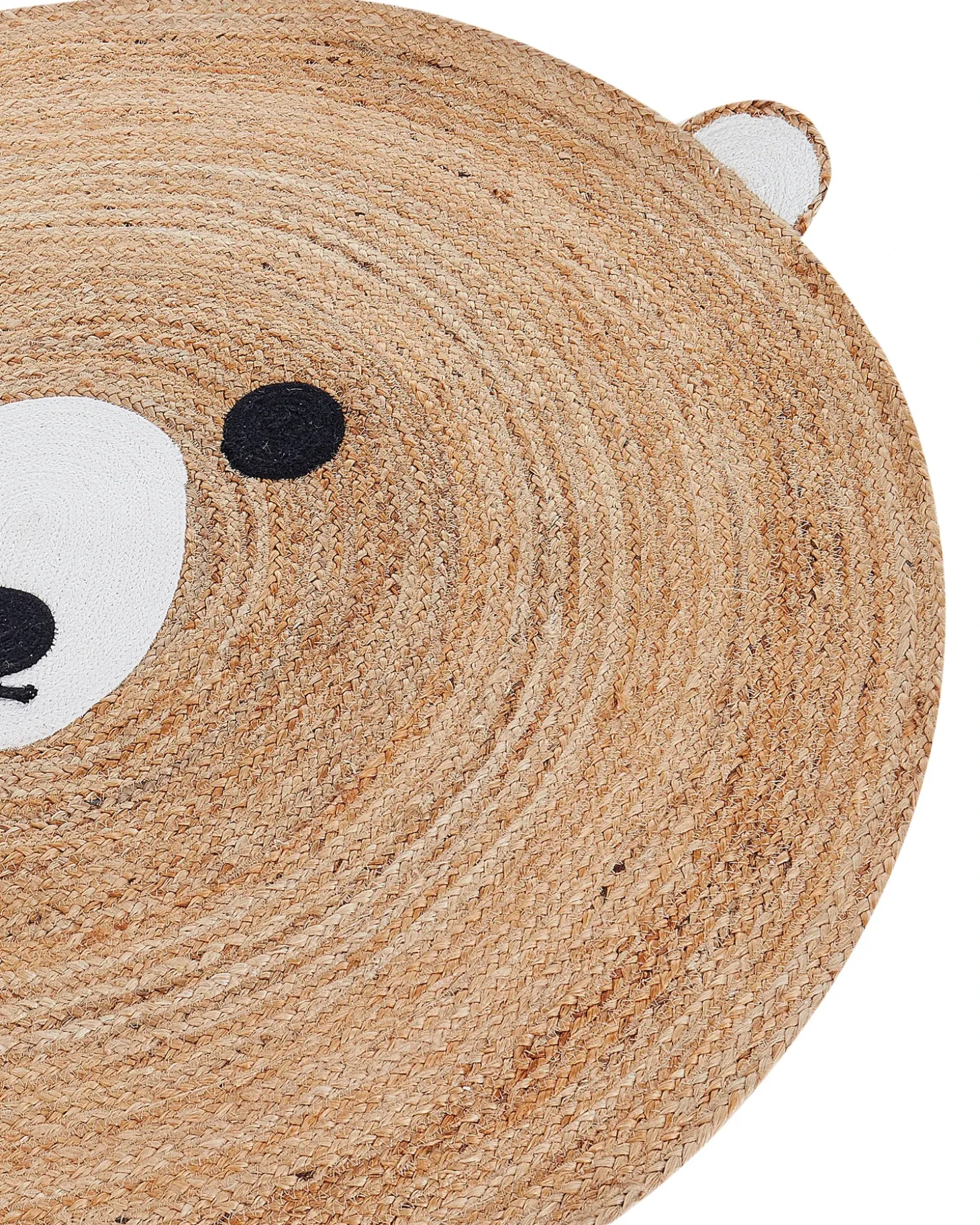 Børnetæppe KOSALAR Beige ø 120 cm Jute