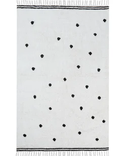 Børnetæppe LAZA Cremehvid 140 x 200 cm Bomuld